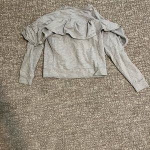 Grey long sleeve shirt